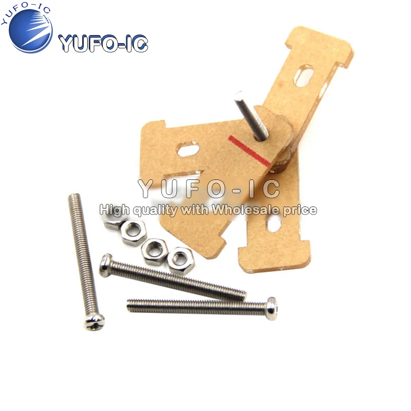 Fixed Bracket T Head With M3*30 Screw Nut Smart Car Chassis Acrylic Plate TT Deceleration Motor