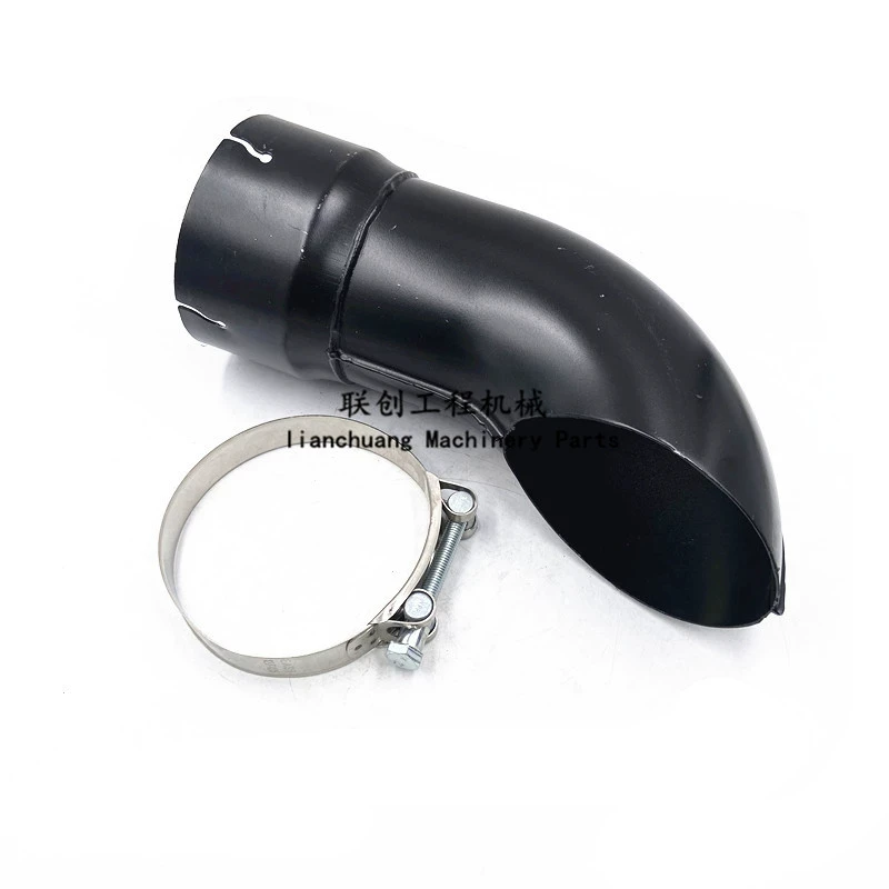 For Komatsu PC200 PC210 PC220 PC240-8 Muffler tail pipe engine muffler tailpipe Excavator accessories