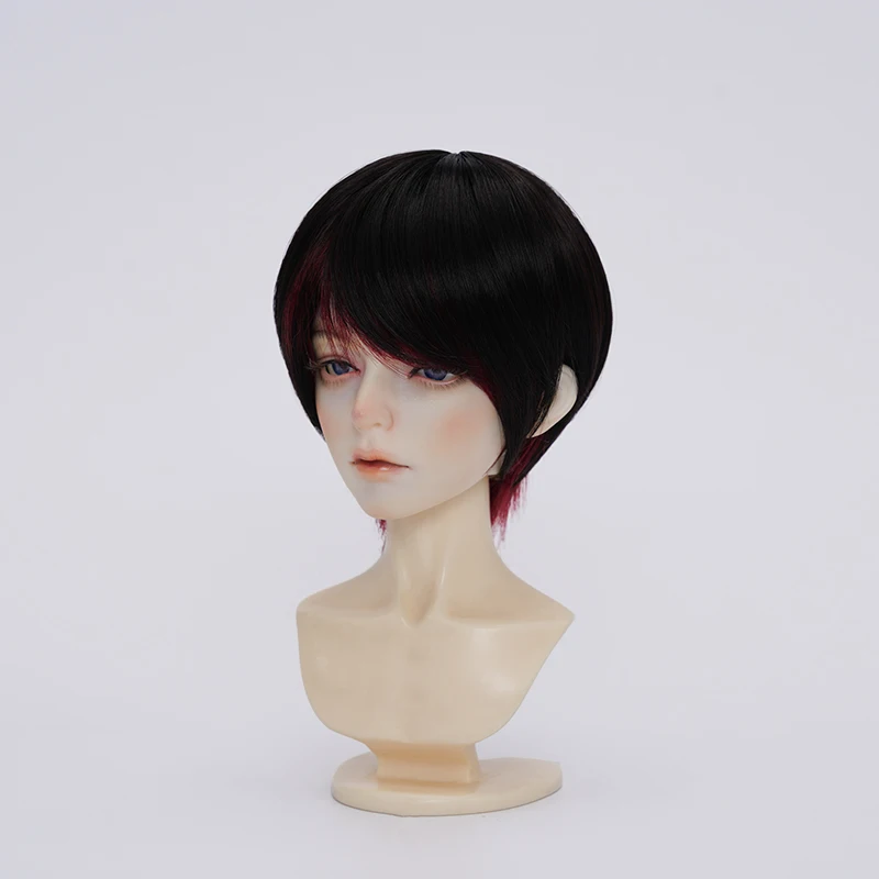 BJD doll wig suitable for 1/3 1/4 1/6 size wig soft silk juvenile hair color matching short hair BJD doll wig doll accessories