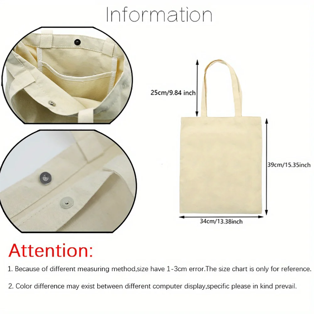 Customizable Canvas Tote Bag for School, Featuring a 2026 Design Perfect for Travel Great Gift for the Back-to-School Season