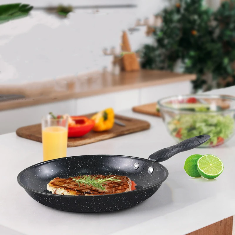 Non-stick Frying Pan Flat Smokeless Steak Small Support Dropshipping Pancake Pan Non-stick Iron Pan Fine Iron Non-stick Pan