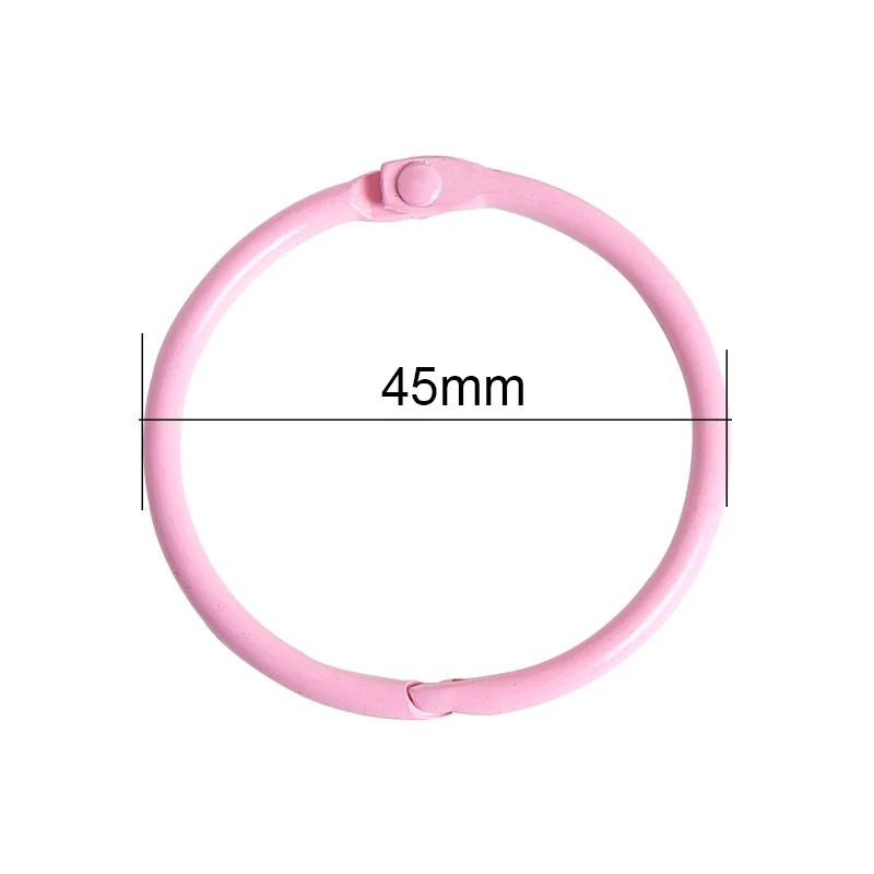10pcs 45mm Metal Iron Rotating Buckle Keychain Accessories Keyrings Key Chains Lobster Clasps Key Ring For Diy Jewelry Making