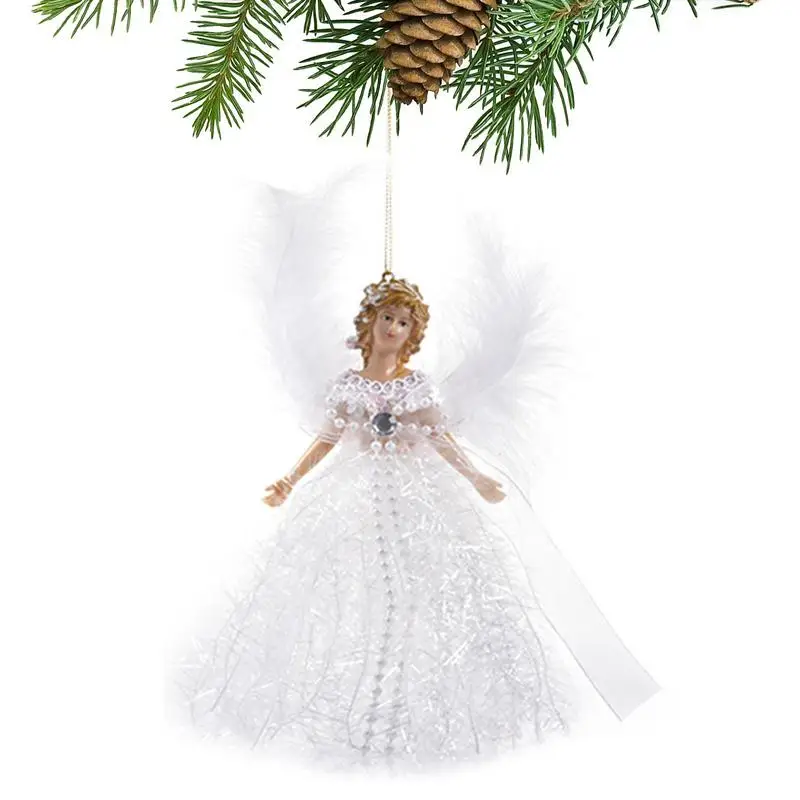 

Angel Pendant Christmas Home Decoration Doll Lightweight Lovely Interesting Toys Ideal Gift Toddler Kids Christmas Tree Decor