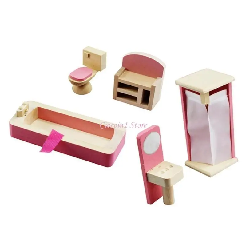 Y1UB Set mobili per mobili per bambole Model Camera da letto in miniatura