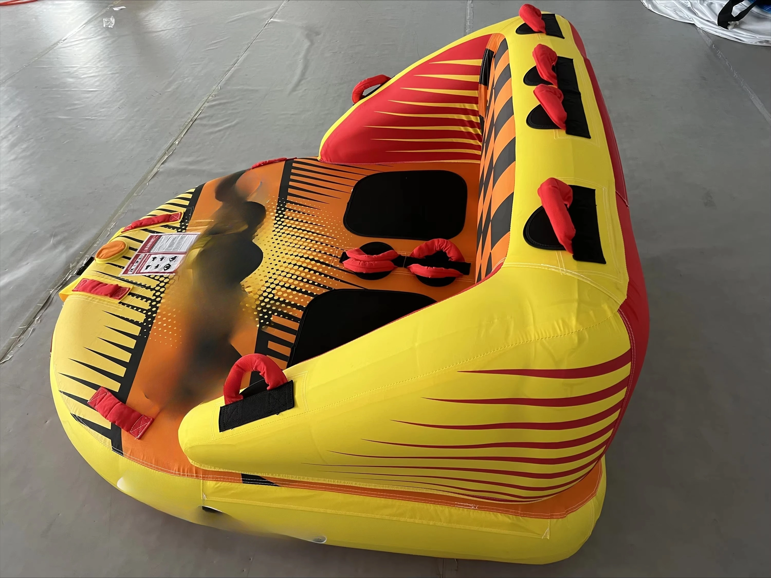 2-person inflatable hydrofoil watercraft ski tube water sports - crazy flying saucer sofa inflatable tow boat