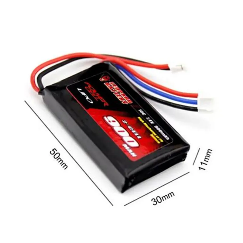 JMP 900mah 2S 10C 7.4V Lipo Battery For 1/24 AXIAL SCX24 90081 1/18 UTB18 CAPRA TRAXXAS 1/16 Summit E-RVEO Slash RC Car