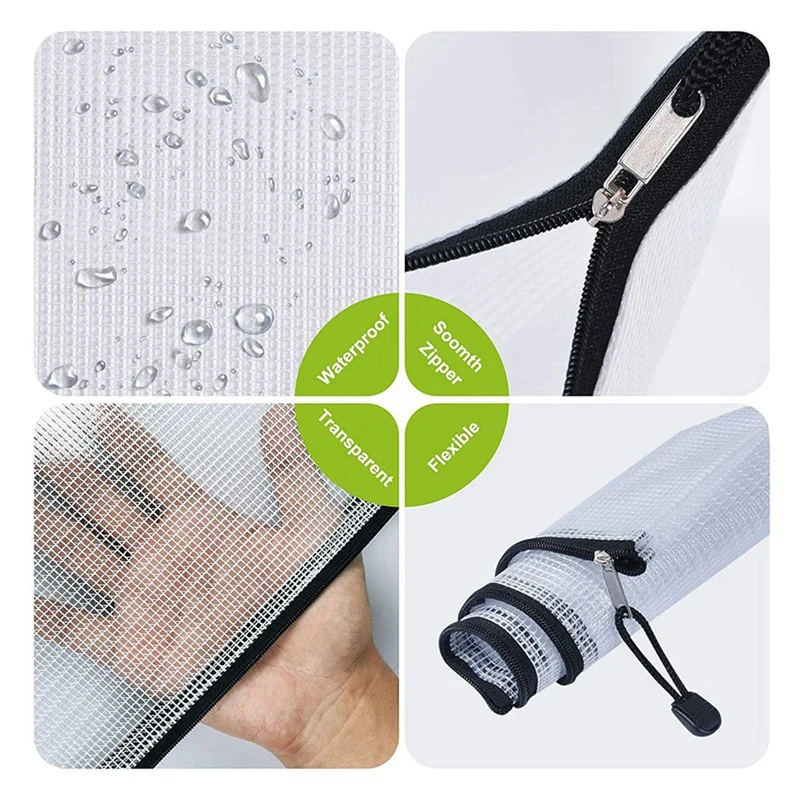 Папка разных размеров, сумка на молнии для документов, пластиковый бумажник, Сетчатая Сумка для документов, сумка на молнии, кошелек на молнии с замком