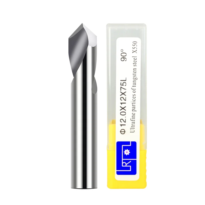 

Diameter2 3 4 5 6 8 10 12mm*50 60 75mm*90 Angle Solid Carbide Chamfer Milling Cutter Cnc Cutter Bits