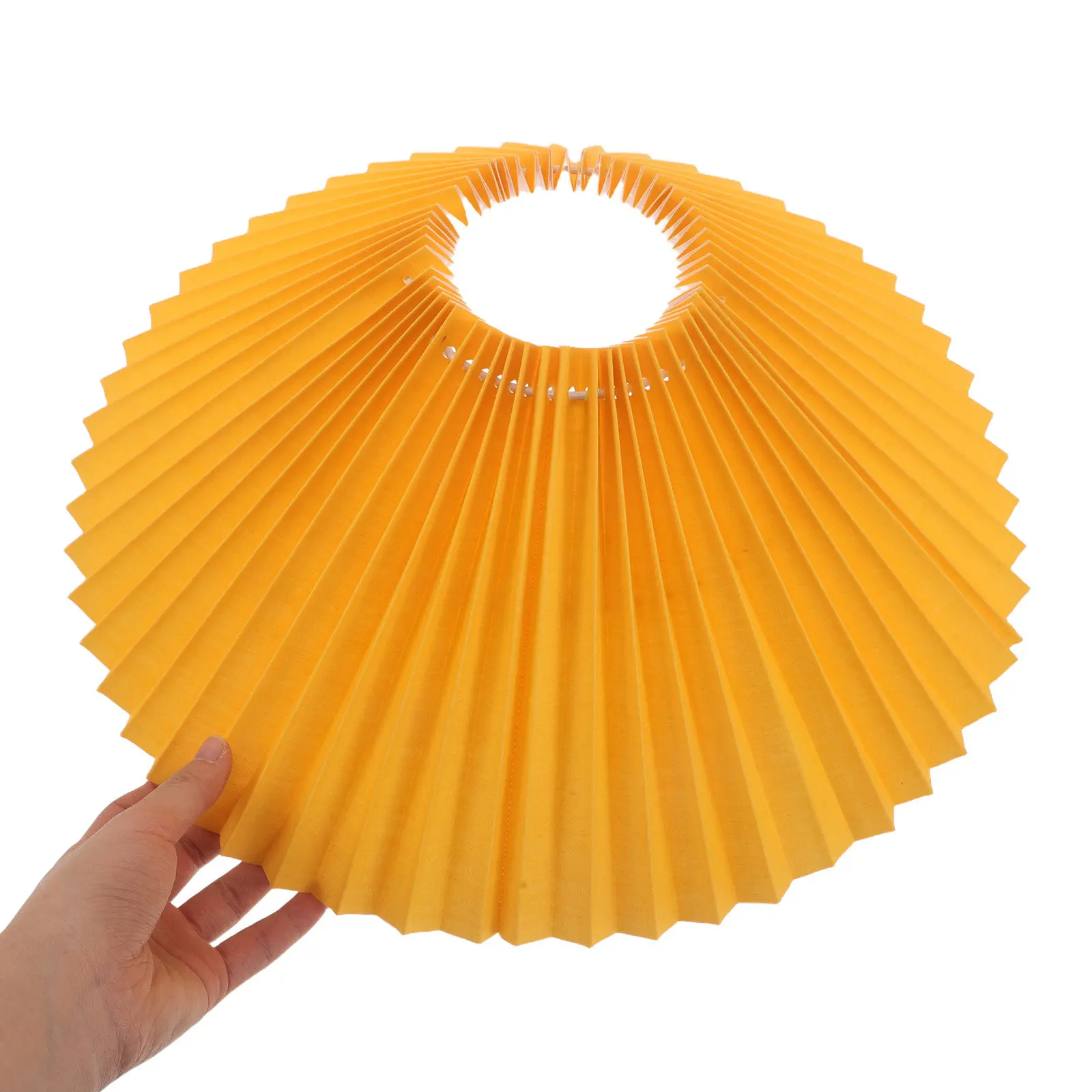 Pleated Fabric Lamp Shade Bell Lampshade Cover Sage Green 4.7 Tops X 12.6 Bottom X 8 High Cloth Lampshade Replacement Table