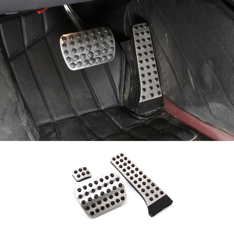 For Mercedes benz C GLC GLK SLK E Class W205 X253 W213 2016-2019 Car Gas Fuel Brake Pedal No-Drilling AT Auto Accessories