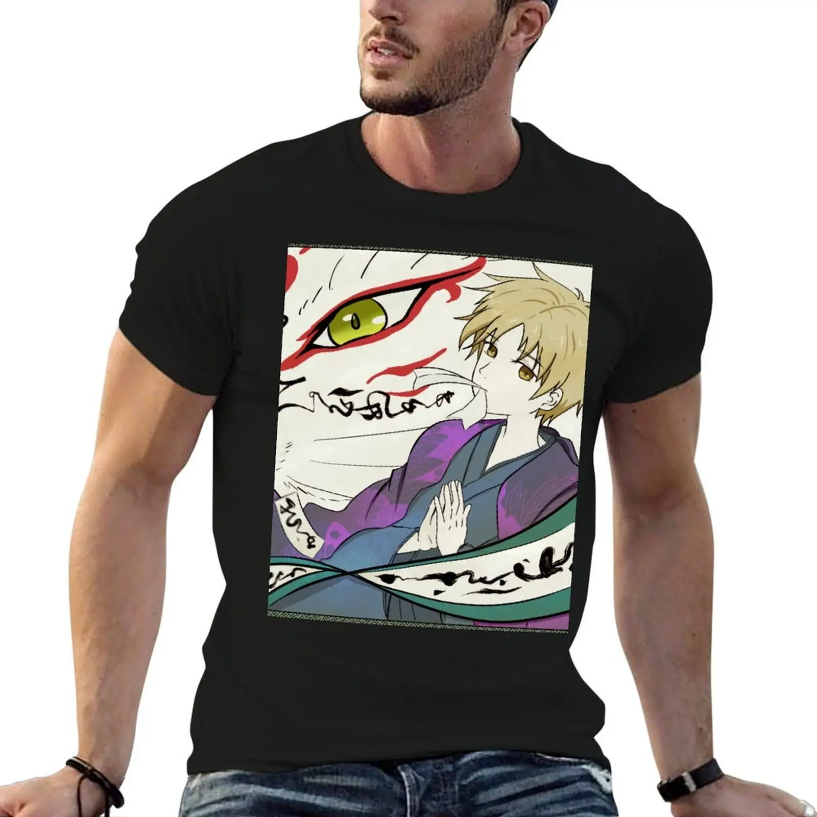 Natsume Yuujincho T-Shirt Standard Fit Solid Tee Shirt