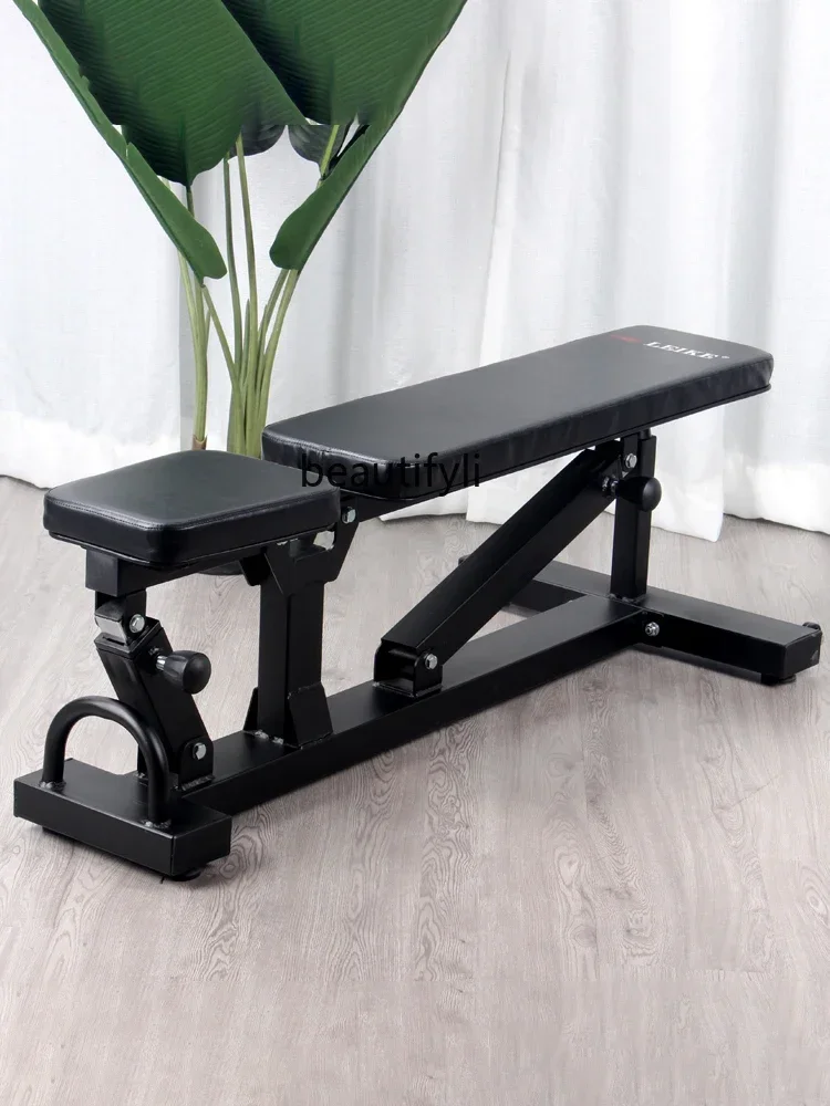 

Dumbbell stool Commercial fitness chair Bench press Household weight bed Male muscle training Supine