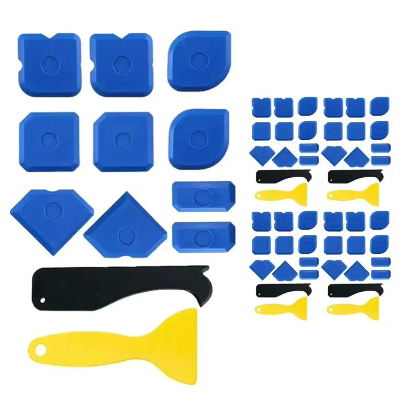 5Set Silicone Sealant Finishing Tools Kit For Bathrooms Kitchens Grout Removal Smoothing Sealant Caulk Removal Tools-B51B