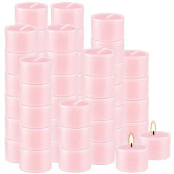 100-pack 8-hour pink rose style small tea wax scented candle ​