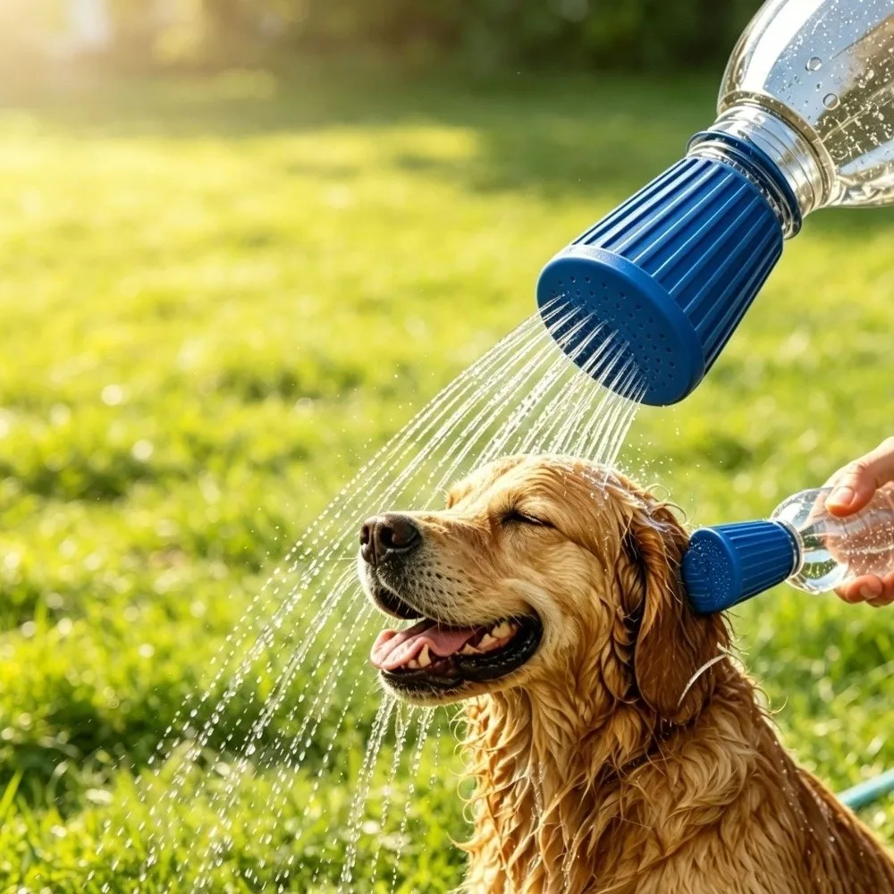 Portable Pet Shower Head Handheld Reusable Dog Shower Nozzle Universal Quick Washing Dog Wash Spray Nozzle Dog Bathing