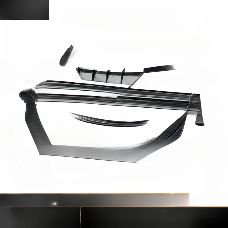 For Maserati Ghibli 17-18 Carbon Fiber Small Body Kit Front Spoiler Lip Side Skirts Rear Wing