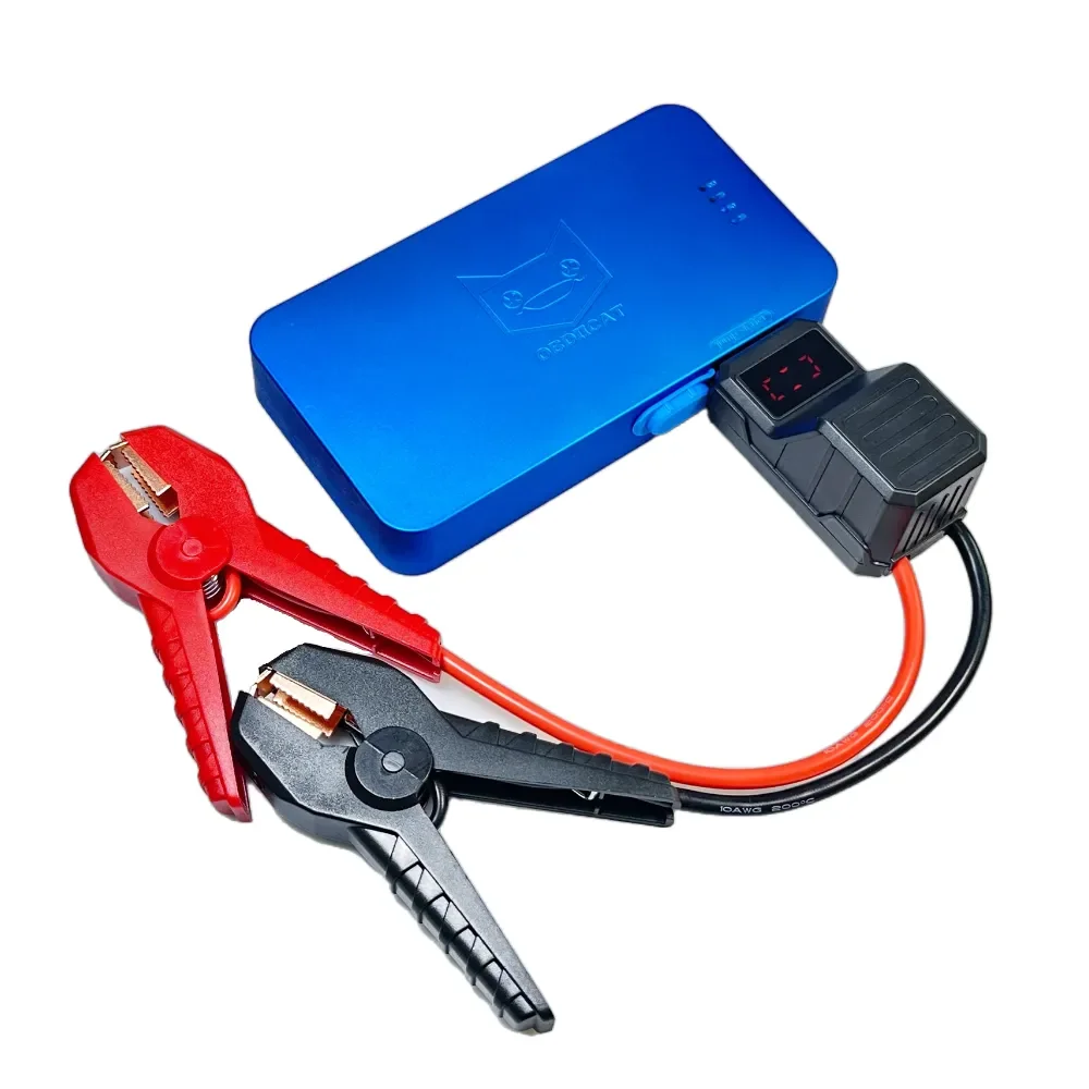 Clipe de Cabo Jumper de Emergência, Intelligent Clamp Booster, Car Starter, Smart Battery Clips, Universal Jump Starter, 12V