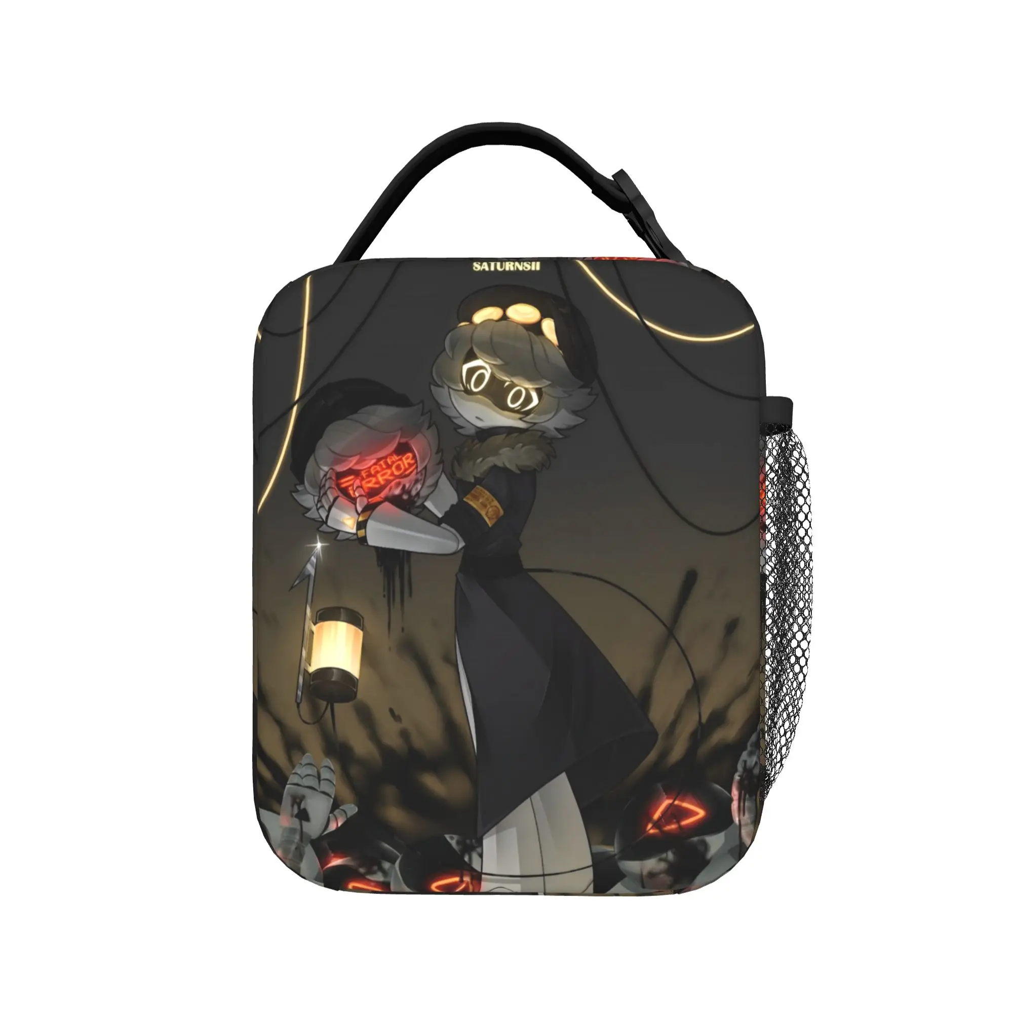 Murder Drones  Insulated Lunch Bag Thermal Bag Reusable,Lunch Container Black Comedy Science Fiction Leakproof Tote Lunch Box