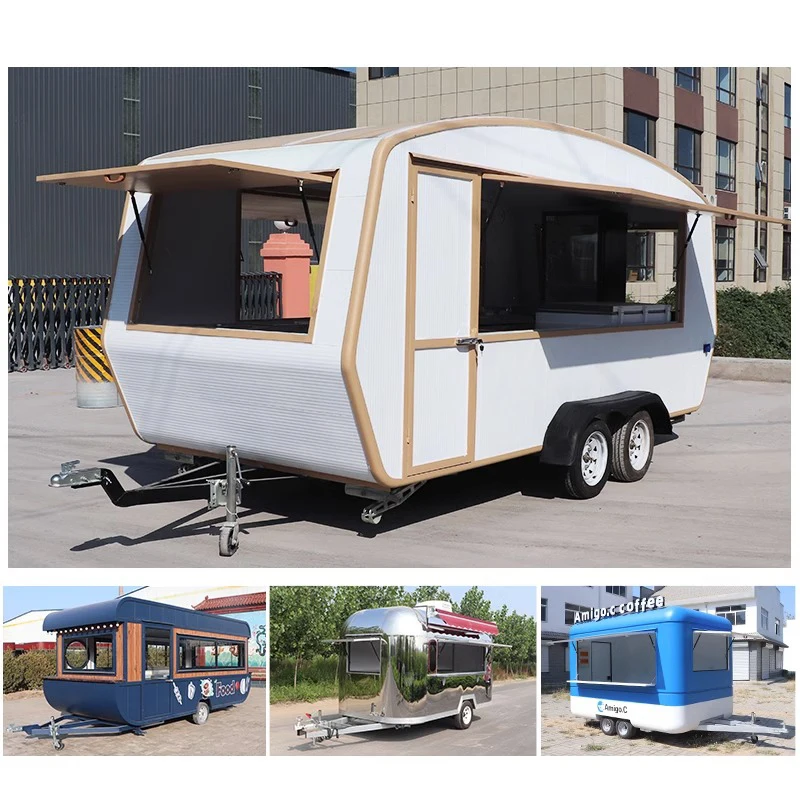 

Многофункциональный вагон-ресторан по индивидуальному заказу, мобильный четырехколесный электрический тележка для фаст-фуда, тележка для ночного рынка