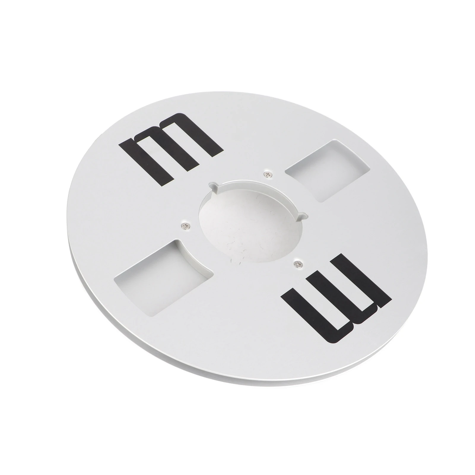 بكرة تناول شريط الصوت 1/4 10.5 بوصة بكرة شريط فارغة تحسين جودة الصوت سبائك الألومنيوم 4 ثقوب لأشرطة 1/4 بوصة #6