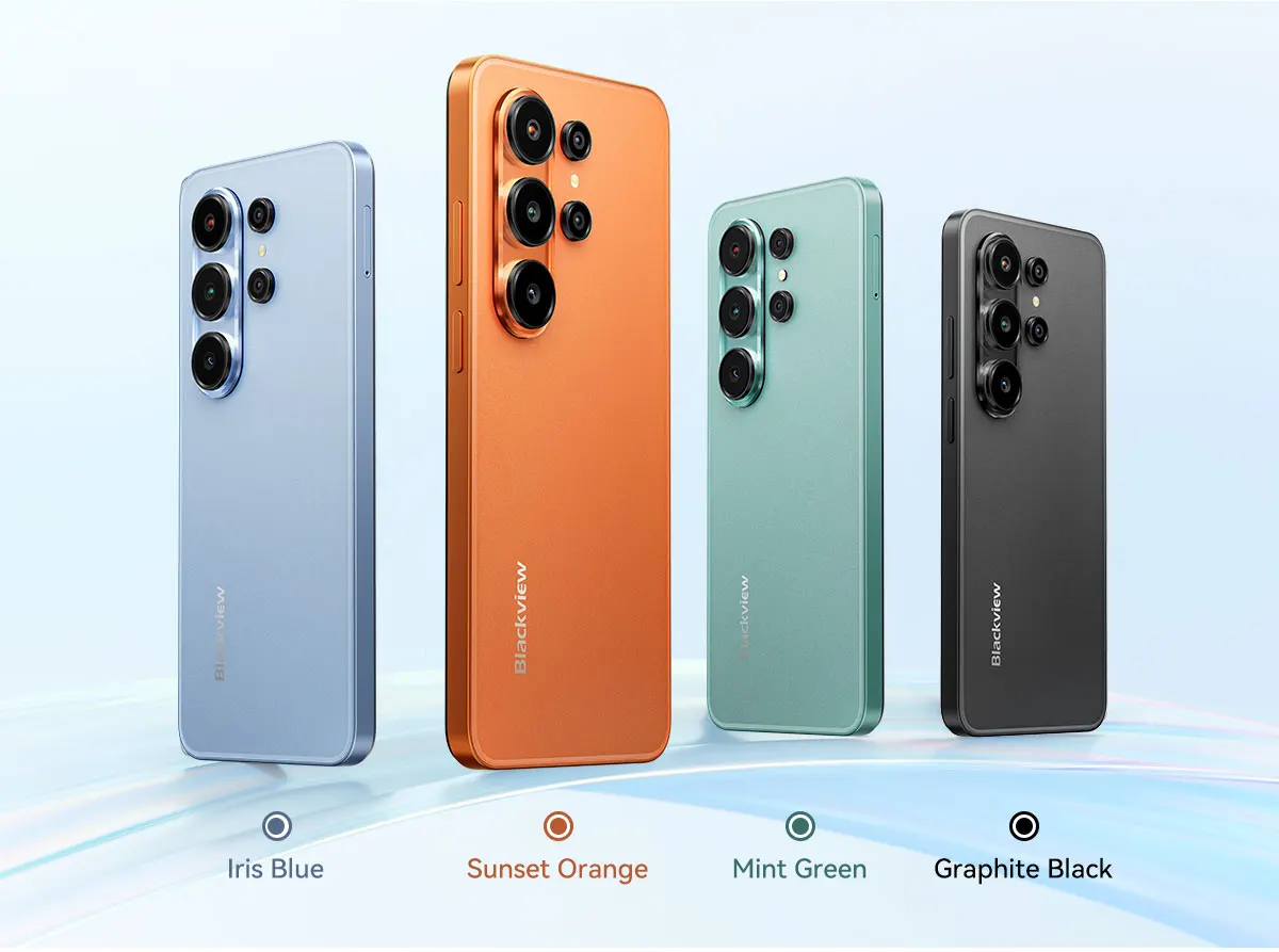 Blackview WAVE 10 Smartphone 6.88 HD+ 120Hz IPS Display Octa-Core 8GB 256GB 32Mp Camera 5000mAh 3 Card Slot Android 16 Cellphone