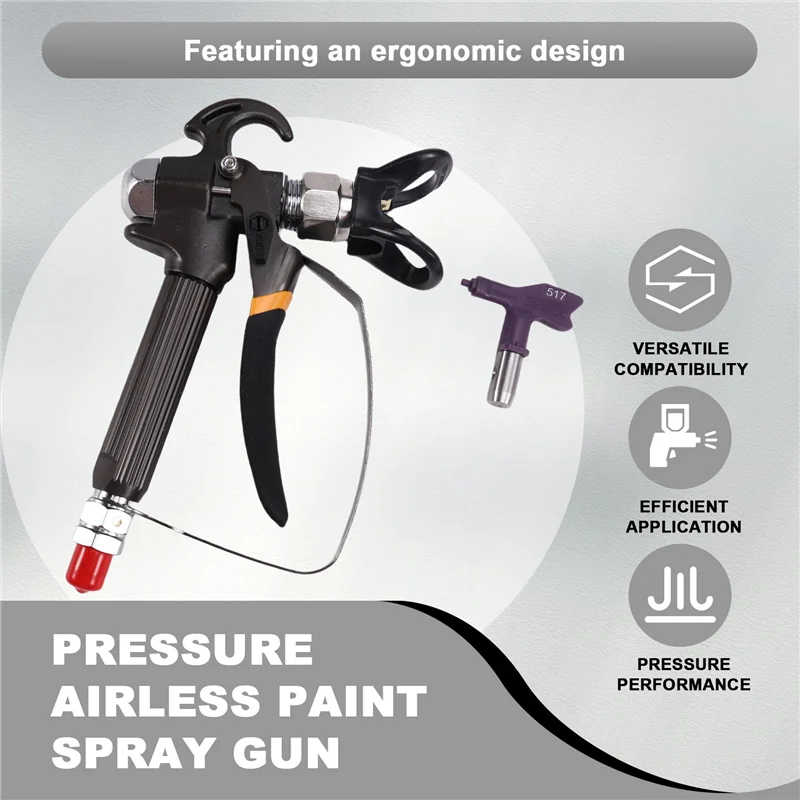 

B84B-High Pressure Airless Spray Gun Paint Putty Powder Spray Machine Accessories Suitable For Wagner Pump Sprayer