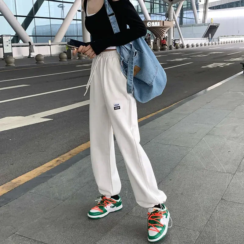 

Korean Fashion Women's Pants New In Female Trousers Autumn Winter Chic and Elegant G Y2k Streetwear Harajuku Comfortable Stretch