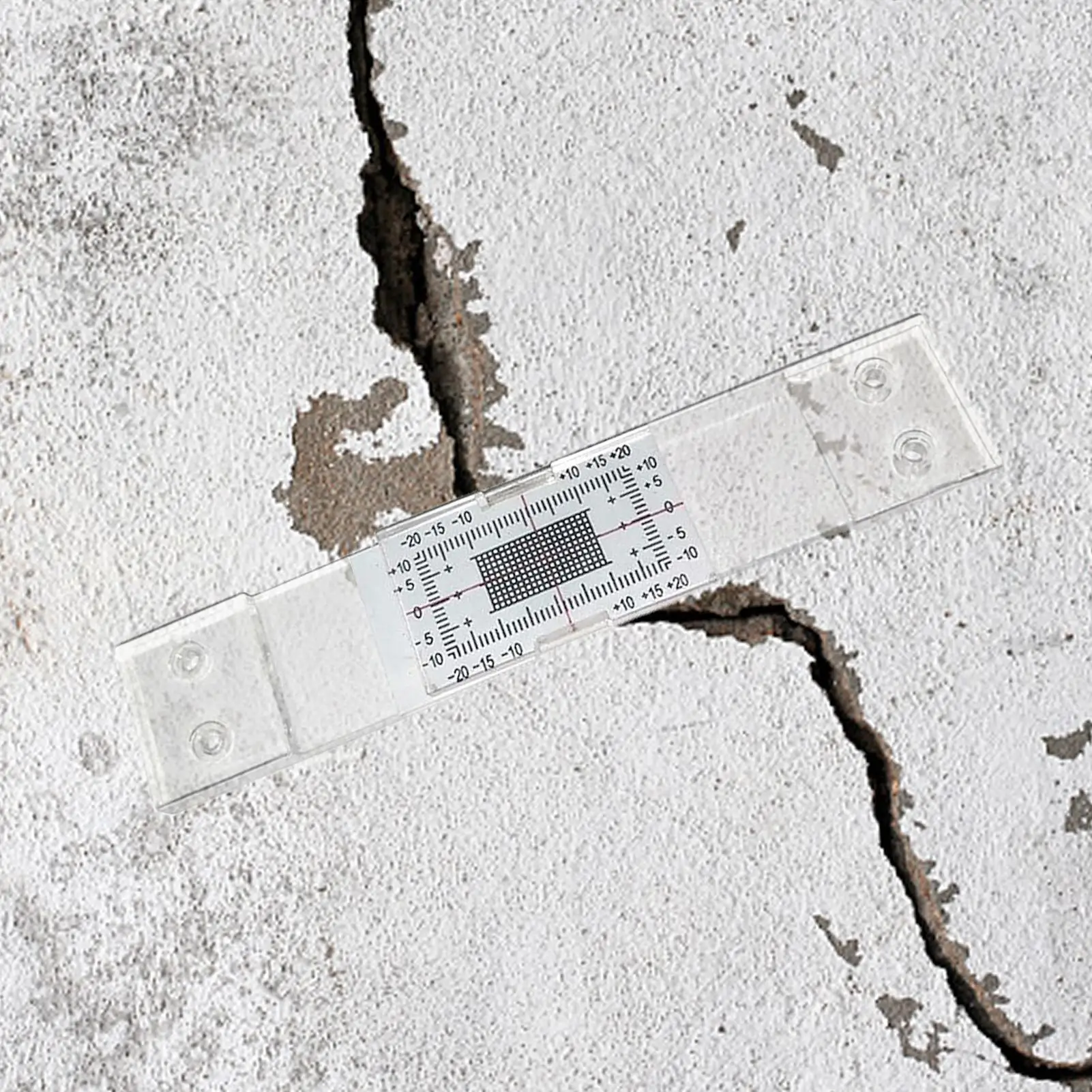 Concrete Crack MonitorAcrylic Crack Monitoring Record Tool Crack Measuring Instrument For Monitoring Wall Deformation Cracks