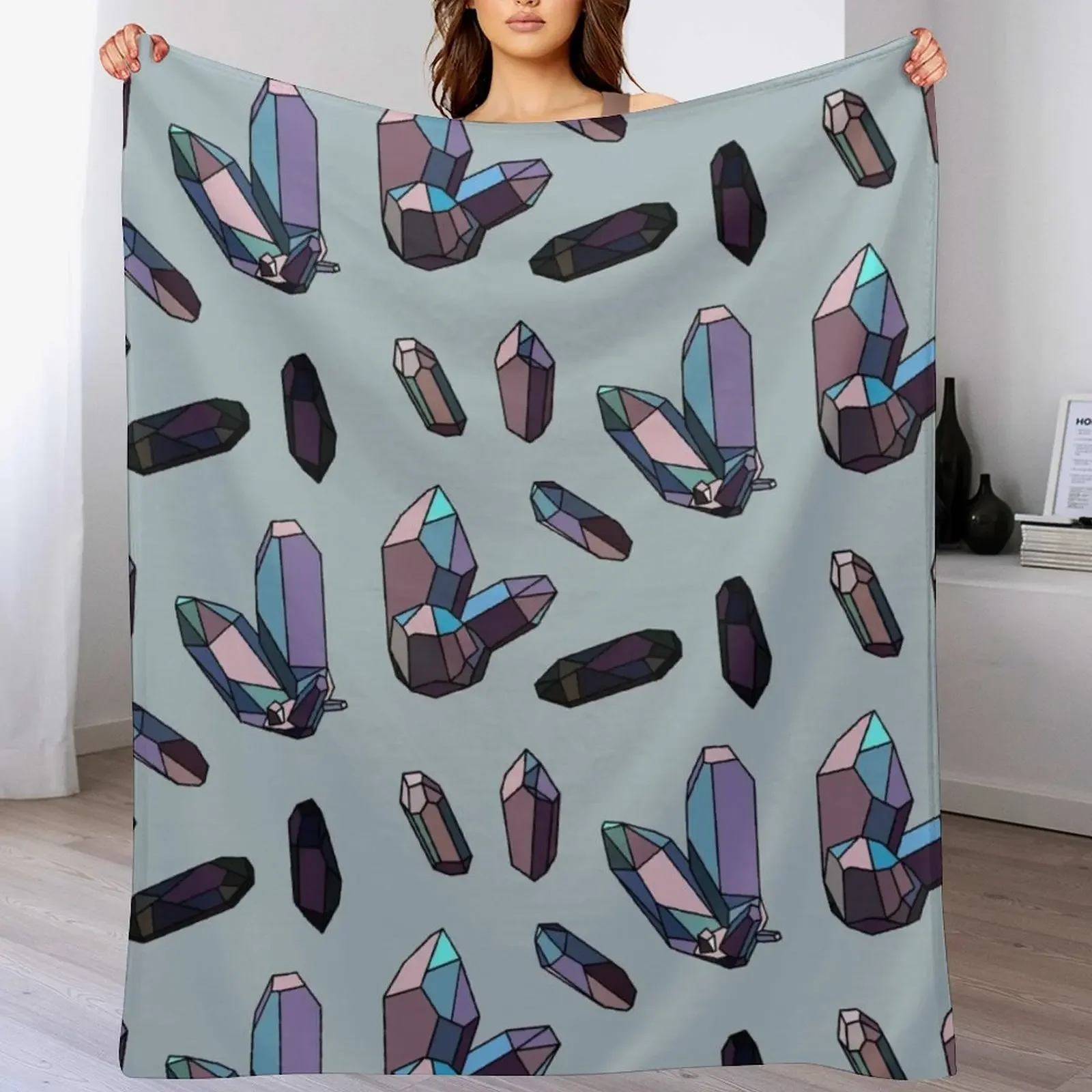 Soul Gem Medley Throw Blanket Soft Plush Blanket as Housewarming Gift