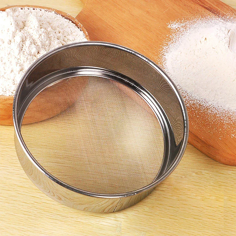 Colador de cocina para harina, té, pasta, tamiz de malla para arroz y repostería
