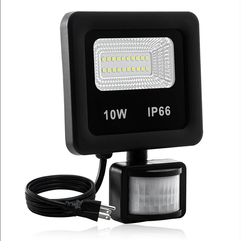 

PIR Motion Sensor LED Flood Light 220V Waterproof Spotlights 30W 50W 100W Wall Lamp Reflector Outdoor Lighting for Garden Street