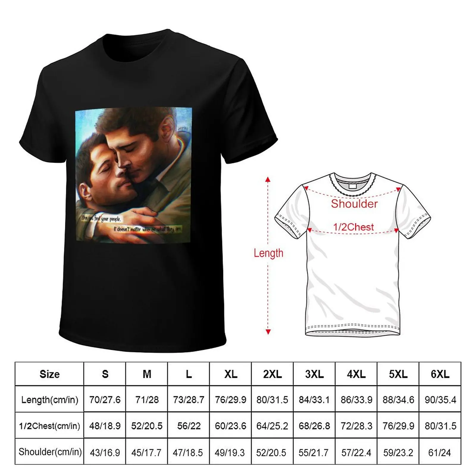 Destiel confession T-Shirt Lightweight Print T-Shirt