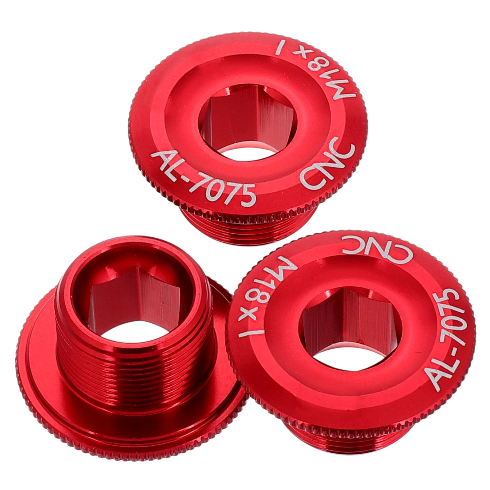 

3 Pcs Bike Crank Arm Bolt Aluminum Alloy Crankset Mountain Bicycle Hollow Design Secure Screw Lightweight Durable