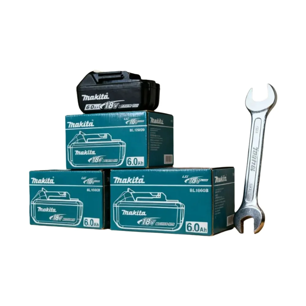 100% Original Makita 18V 3,0/5,0/6,0Ah Li-Ionen-Akku für Makita BL1830 BL1815 BL1860 BL1840 Ersatz-Akku für Elektrowerkzeuge
