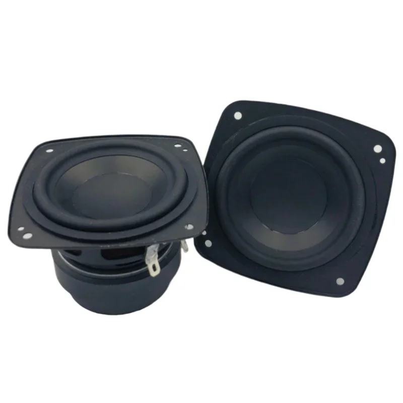 SOTAMIA 2Pcs 3 Zoll Breitbandlautsprecher Audio 4 Ohm 25W Tragbarer Lautsprecher Hifi Musik Heimkino-Lautsprecher für JBL Boombox 3