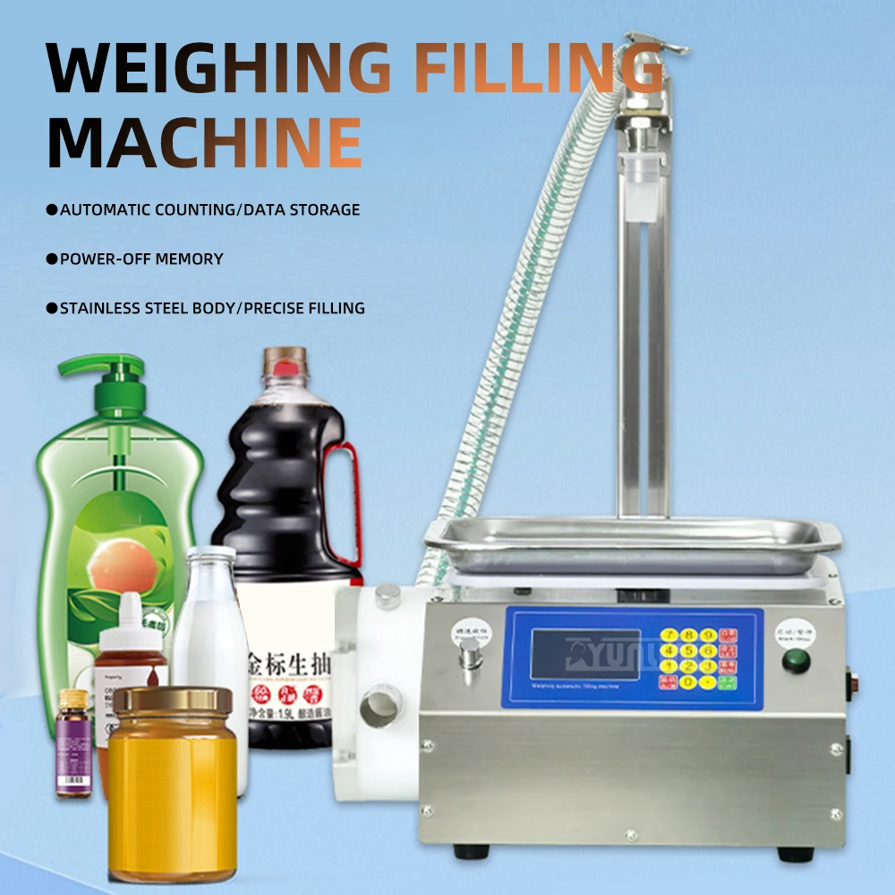 

CSY-A3 Edible Oil Quantitative Filling Machine Weighing Laundry Liquid Packaging Device for Food And Household Products