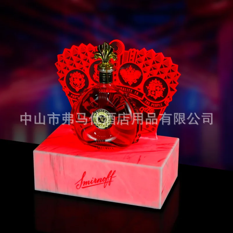 

Светящаяся винная барная лопата с короной Guochao, зарубежная витрина для шампанского, подставка для подноса Baijiu, креативная стойка