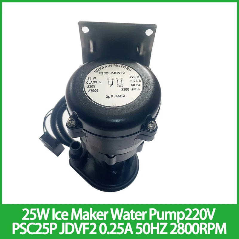 

25W Ice Maker Water Pump PSC25P JDVF2 General Pump 220V 0.25A 50HZ 2800RPM