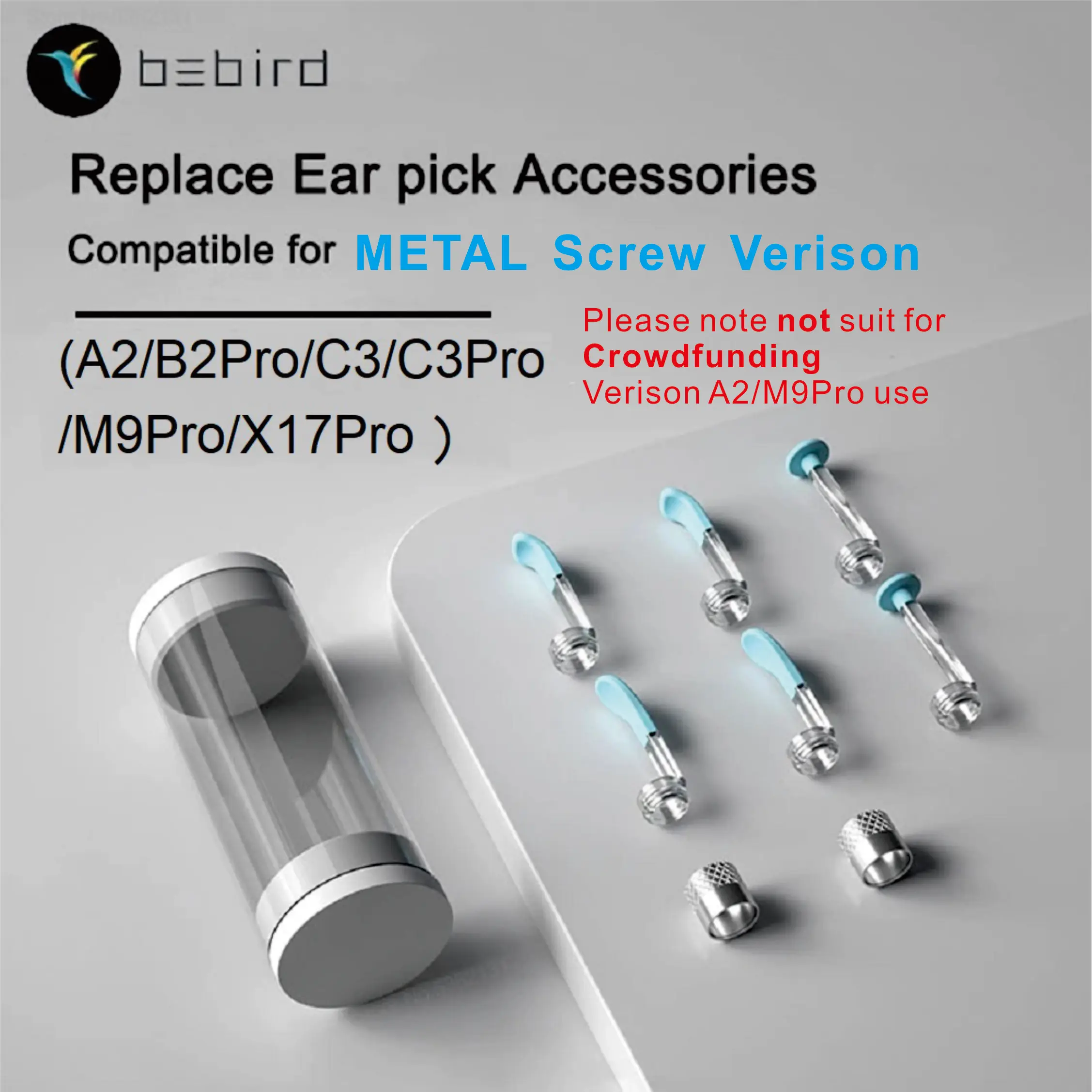 Bebird C3 M9Pro Earpick Replacement Accessory Ear Tips