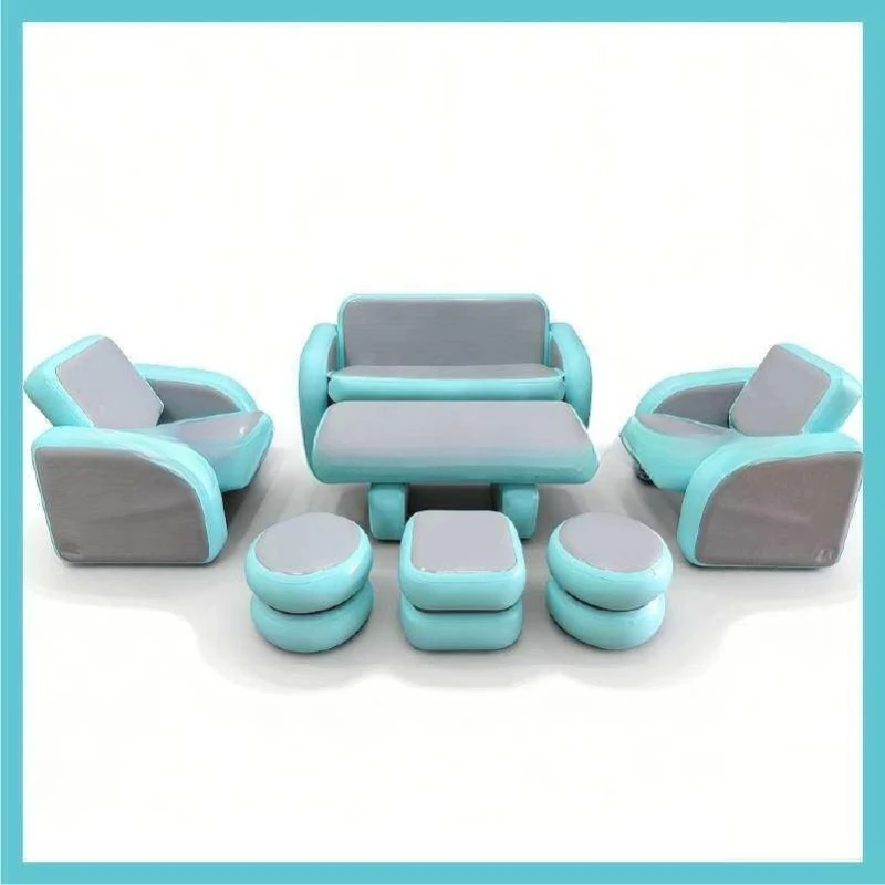 Hot-selling outdoor inflatable sofa, inflatable camping sofa, inflatable brushed seat, easy-to-fold sofa