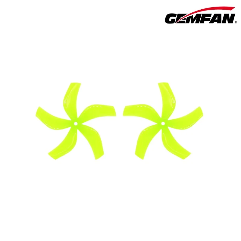 2Pairs GEMFAN D4-5 5-Blade Ducted Propeller 4 Inch, Inverted M5 Hole Prop for FPV Mini Quadcopter RC Accessories