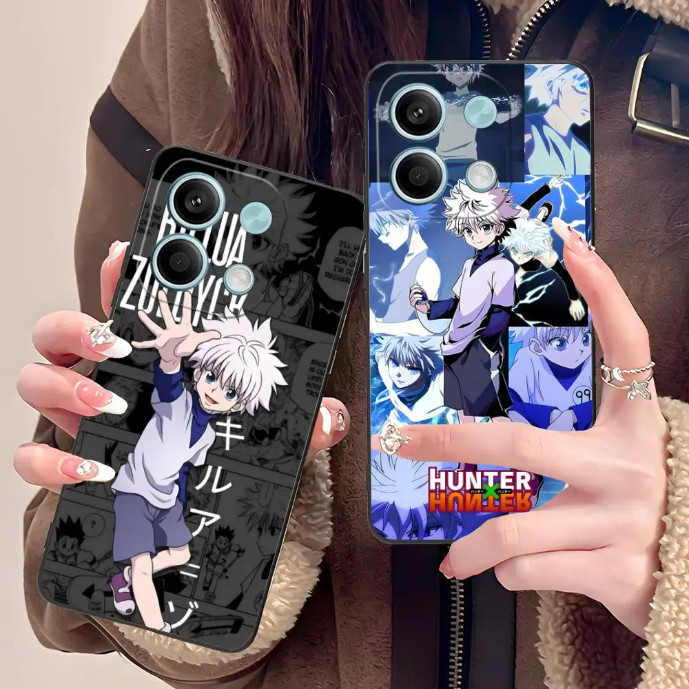 

Чехол для мобильного телефона Hunter Killua для POCO M6 M5 M4 M3 X7 X6 X5 X4 X3 F6 F5 F4 Pro GT 5G с цветным принтом, роскошный защитный чехол