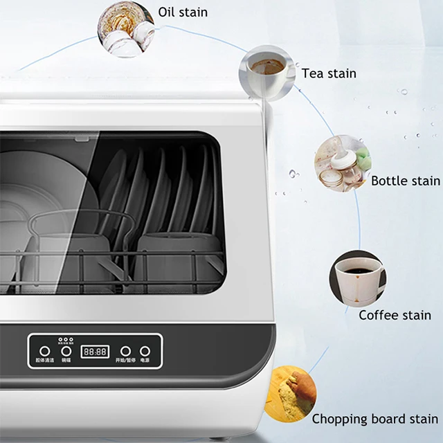 best brand electronic display counter top dishwasher machine