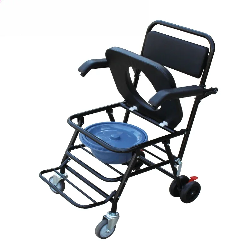 

The elderly can carry a folding chair multi-functional four-wheel walking