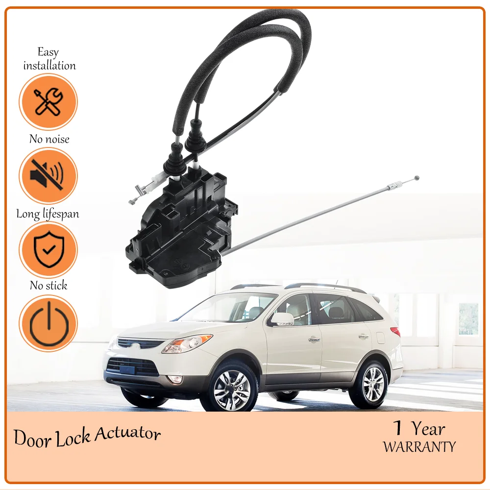 

Power Door Lock Actuator w/Latch Car Locks Rear Left Driver Side Rear Door For Hyundai Veracruz 2007-2012 OE 937-070 81410-3J000