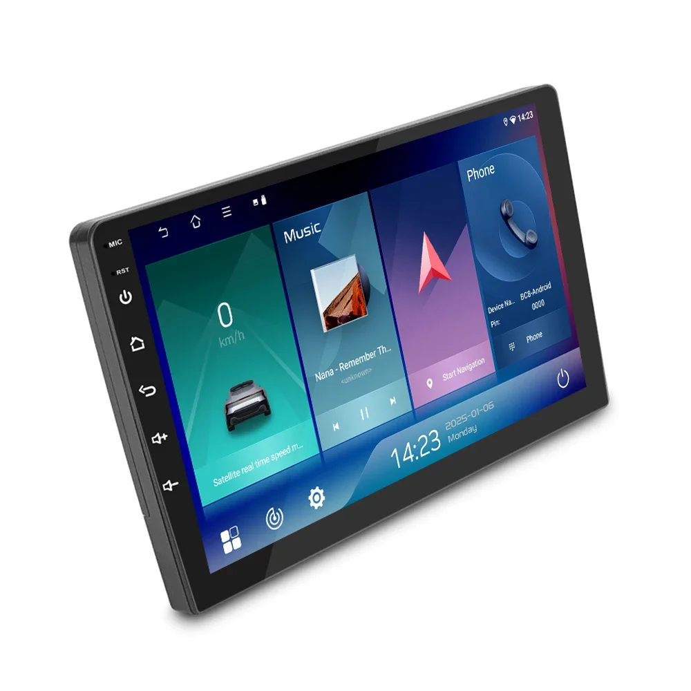 

2 + 32 ГБ 9 10-дюймовый автомобильный плеер на базе Android 1280*720 IPS сенсорный экран Carplay навигация GPS стерео видео автомобильная мультимедийная система