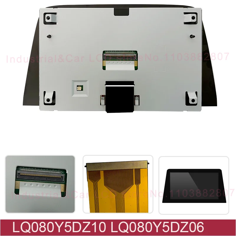 Original New 8 Inch LQ080Y5DZ10 LQ080Y5DZ06 LCD Display Screen For OPEL Astra K Opel Vauxhall Car Navigaiton 2017 2016 LCD
