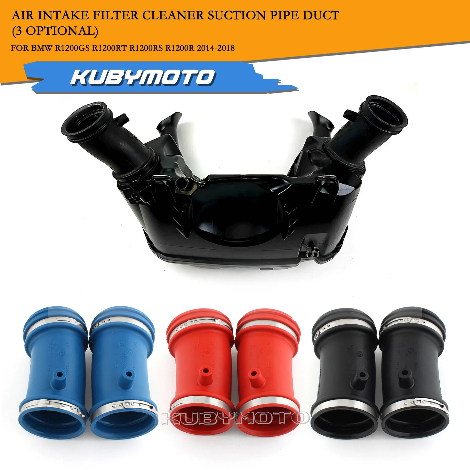 

2 шт. мотоциклетный воздухозаборник всасывающая трубка для BMW R1200GS R1200RT R1200RS R1200R 2014-2018