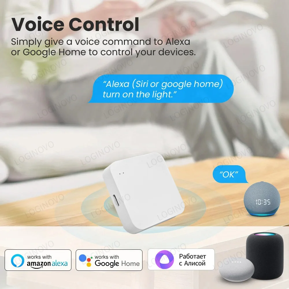 Ewelink ZigBee 3.0 Smart Hub, Wireless Gateway Bridge for App Voice Remote Control, Works with Alexa Google Home Assistant