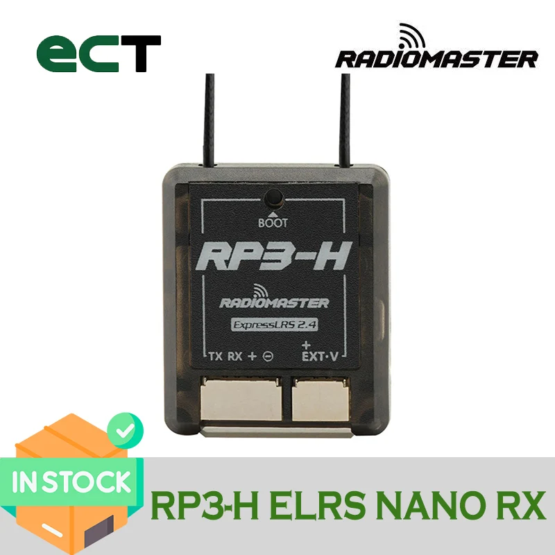 

Radiomaster RP3-H ExpressLRS 2.4GHz Nano Receiver for X16S TX12 ZORRO ELRS Radio Transmitter RC